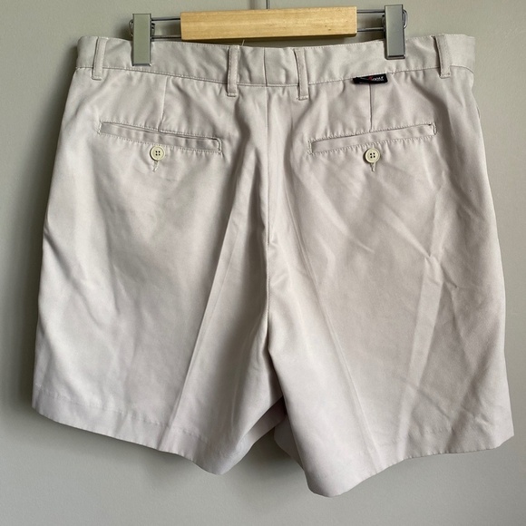 Weir Golf Men's Gray/Beige Performance Golf Shorts Size 36 Preppy Clubhouse - Picture 5 of 13